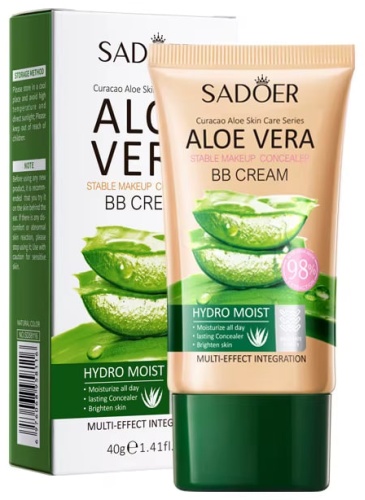 SADOER крем Aloe Vera Long-Wearing Concealer Cream - Natural для лица 40 мл