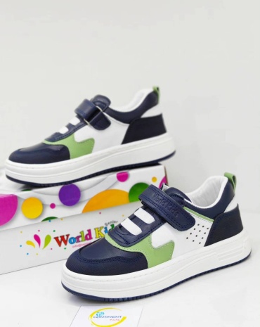 Кроссовки World Kids Кроссовки,кеды зеленый, синий