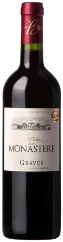 Вино Chateau du Monastеre Graves AOC, 2019 сухое белое 13% 0.75 л