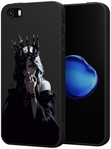 Чехол Mcover для Apple iPhone 5, iPhone 5S, iPhone SE рисунок