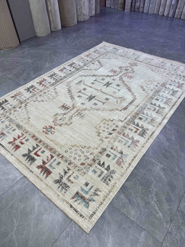 Ковер ДОМ КОВРОВ 200x300 см, короткий ворс, Турция
