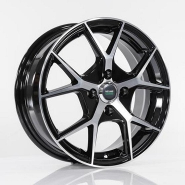 WorldWheels Megami MGM-18FF bkf 6x15/4x100 D60.1 ET50 4 диска графит, серый, черный