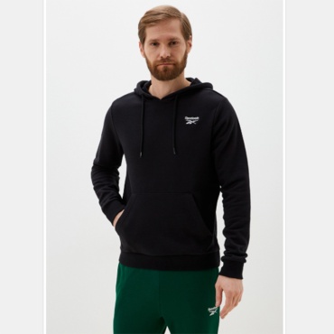 Толстовка Reebok Identity French Terry Logo черный
