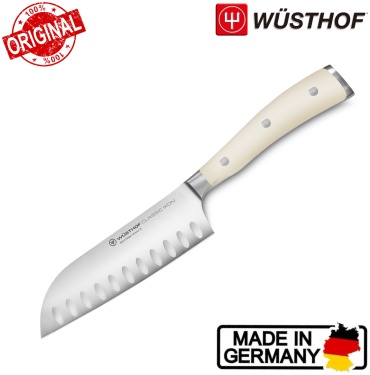 Универсальный WUSTHOF Classic Ikon Hollow Edge Santoku 13 см, лезвие: углеродистая сталь 1 шт
