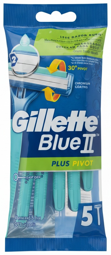 Gillette Blue II Plus Pivot бритвенный станок 5 шт