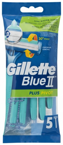 Gillette Blue II Plus Pivot бритвенный станок 5 шт