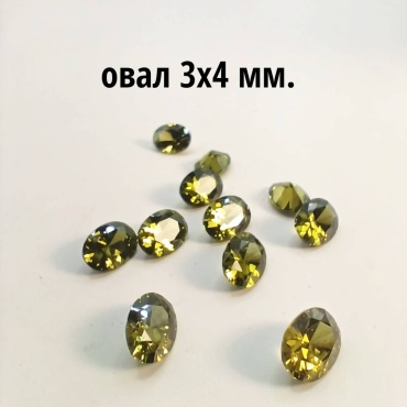 Ювелирная фурнитура СМАРАГД камни 1 шт