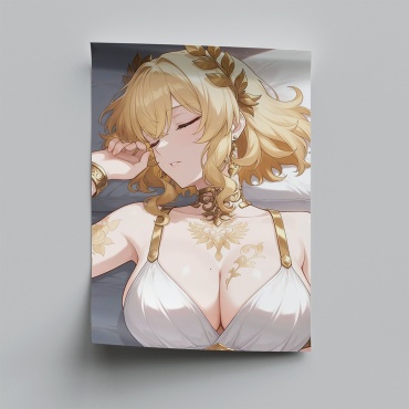 PEMIKAN CRAFT постер ХСР Аглая спит аниме 30x40 см
