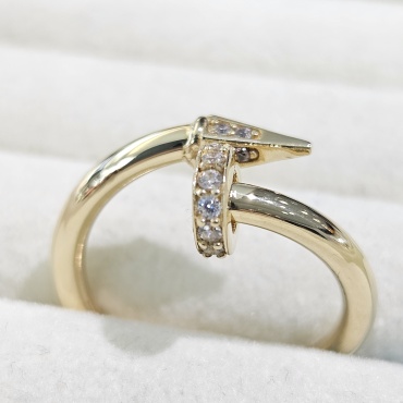 Gaukhar Jewelry GJ1197-R размер 17.5 вес 1.64 г золото, фианит