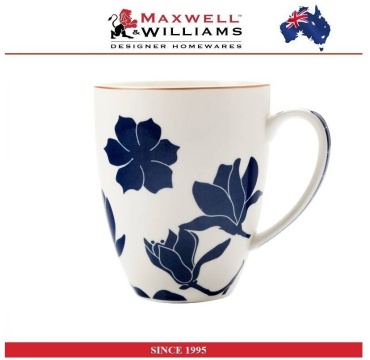 Кружка MAXWELL & WILLIAMS Цветы, 340 мл, фарфор, 1 шт.