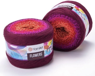 Моток YarnArt Flowers 310 1000 м 250 г