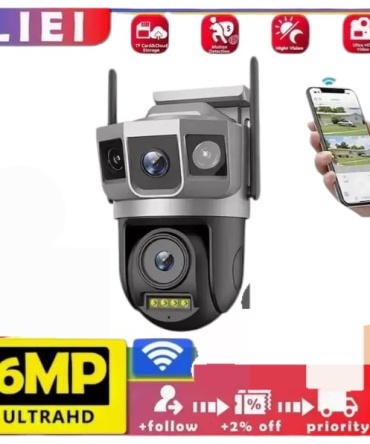 Камера видеонаблюдения AXM-11 V380PRO, 4 расширение 2560x1440