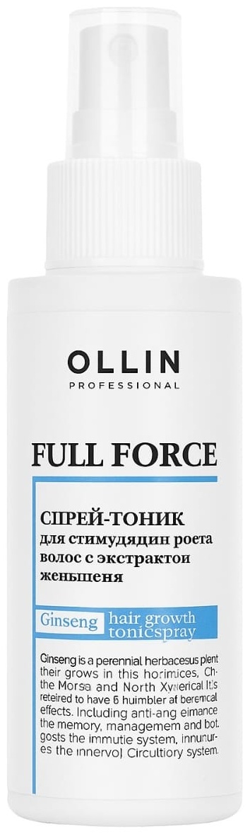 Ollin Professional Full Force для стимуляции роста волос спрей-тоник 100 мл