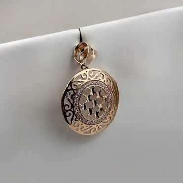 Подвеска Ballerina Jewelry K82974 вес 1.9 г золото, фианит