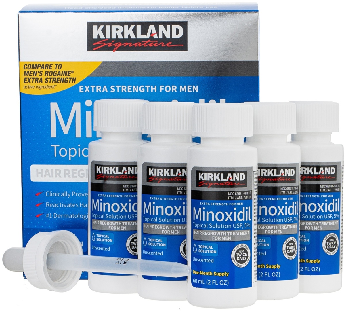 Kirkland Minoxidil 5 % набор пипетка лосьон 360 мл