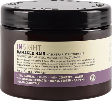 INSIGHT маска Damaged Hair Restructurizing Mask 500 мл