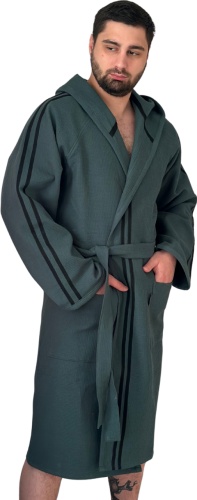 Вафельный халат Gefen home textile зеленый