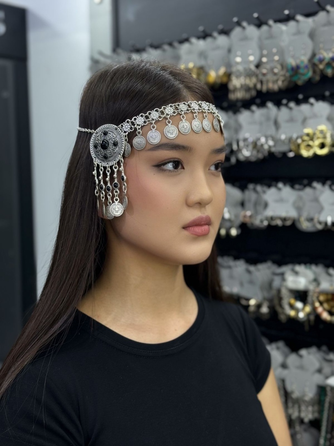 Тика на голову TOMIRIS COLLECTION ювелирный сплав, стекло