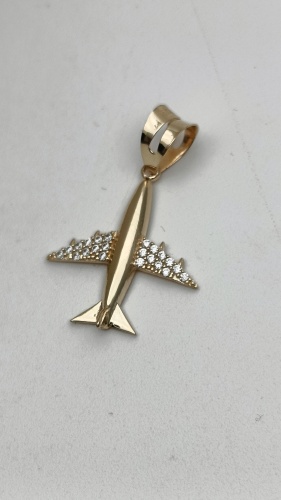 Подвеска Arti-Gold 765654 вес 1.1 г золото, фианит