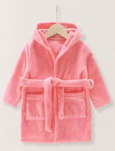 Флисовый халат Kids Moda розовый