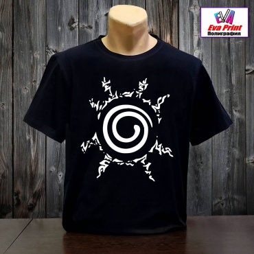Футболка Eva Print Naruto черный