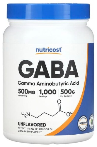 Аминокислота Nutricost ГАМК нейтральный