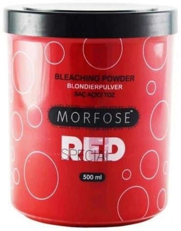 MORFOSE MORFOSE Порошок отбеливающий для волос Bleaching Powder RED 500мл бесцветный осветляющий порошок 500 мл