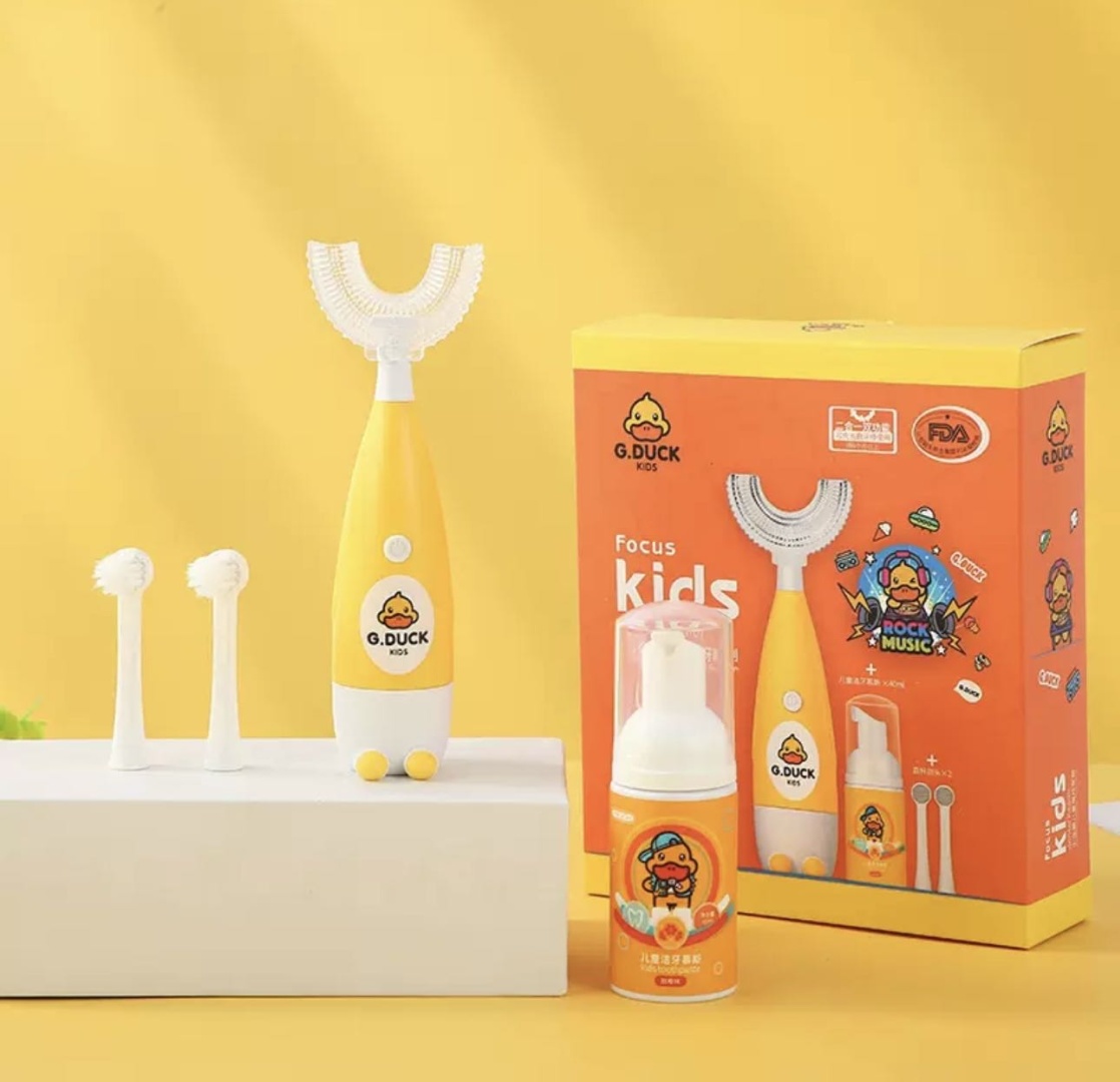 G.Duck Little Duck 3в1 набор по уходу за полостью рта мягкая 1 шт