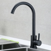 Смеситель для кухни 304, нержавеющая сталь, цвет черный