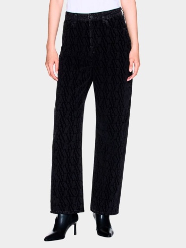 Джинсы прямые Armani Exchange черный