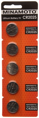Батарейка CR2025 MINAMOTO 5 шт