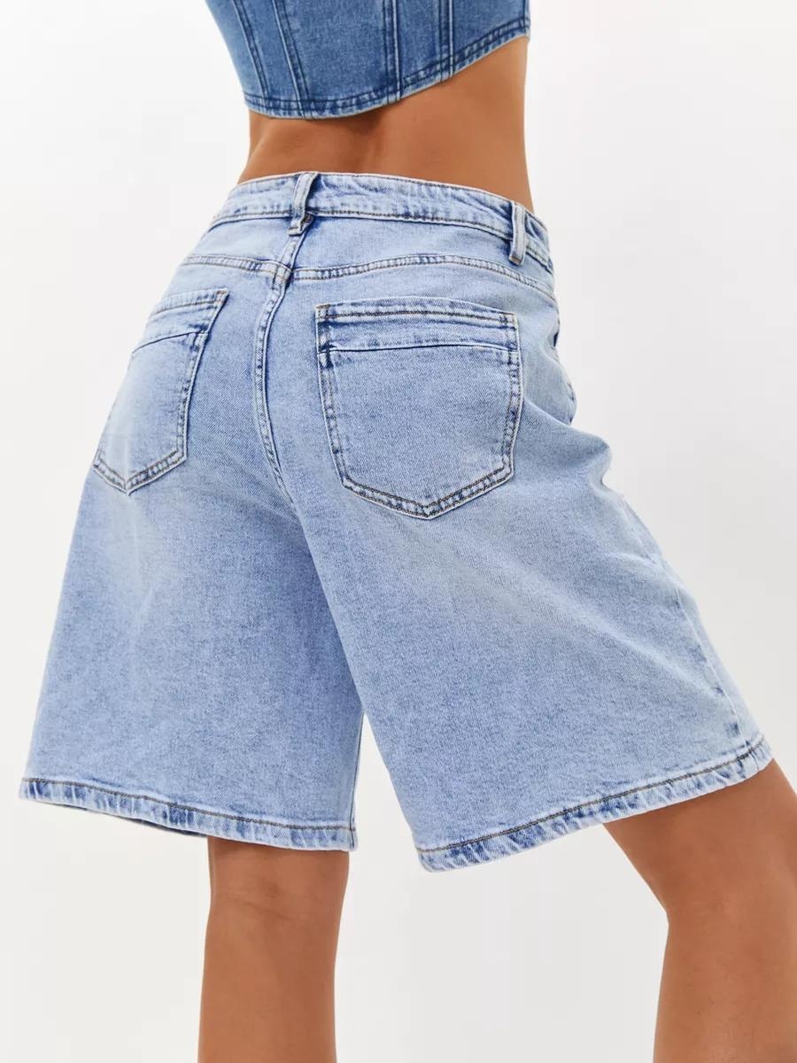 Джинсовые шорты KT-moss denim голубой