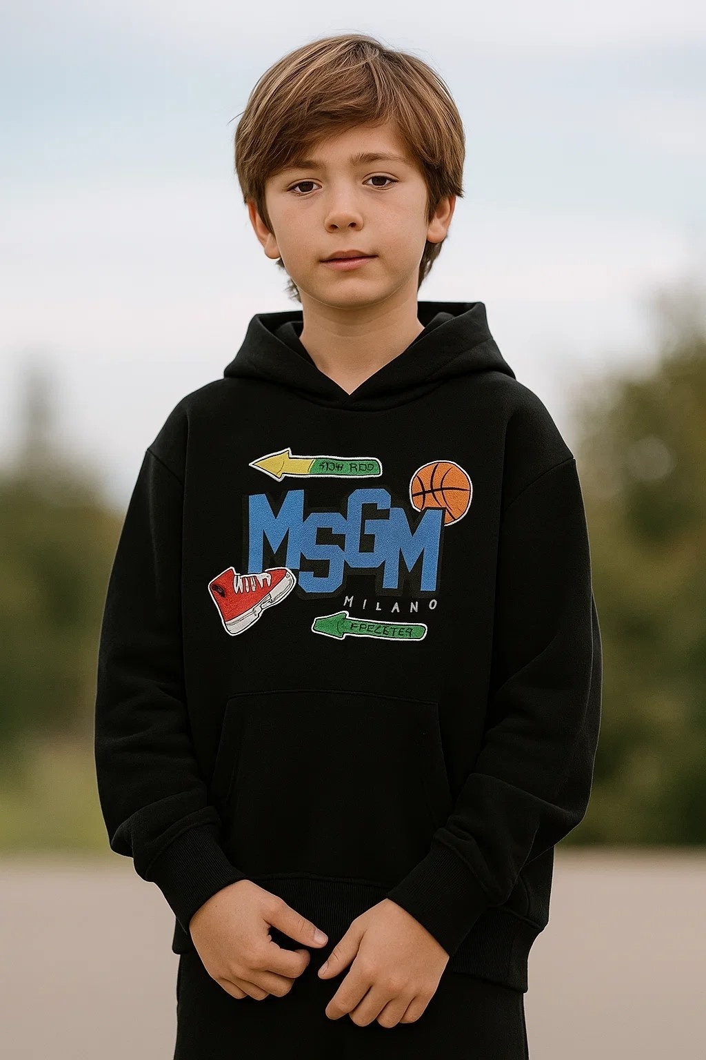 Футболка MSGM KID черный