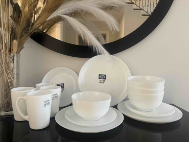 Сервиз на 4 персоны Luminarc Diwali White, предметов: 16, чайно-столовый, стеклокерамика