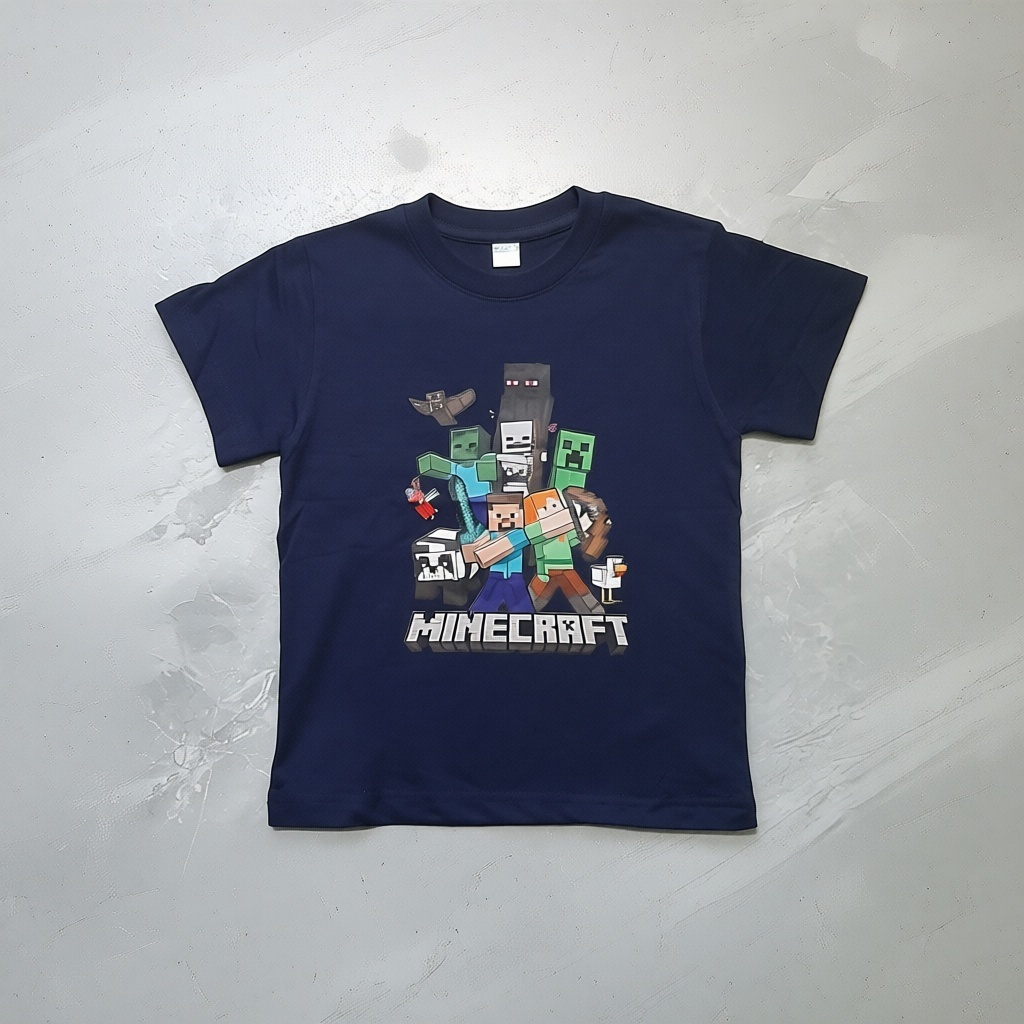 Футболка Minecraft синий