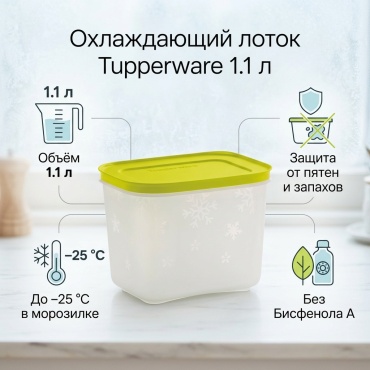 Tupperware контейнер РП1778 1 шт, полипропилен