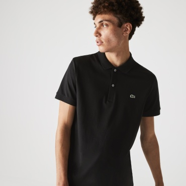 Поло LACOSTE черный