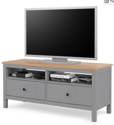ТВ-тумба напольная IKEA Хемнэс, 123.9x56.7x45.6 см, серый, бежевый