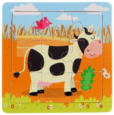 WOODEN PUZZLE Vk012345ll067 рамка-вкладыш 9 деталей