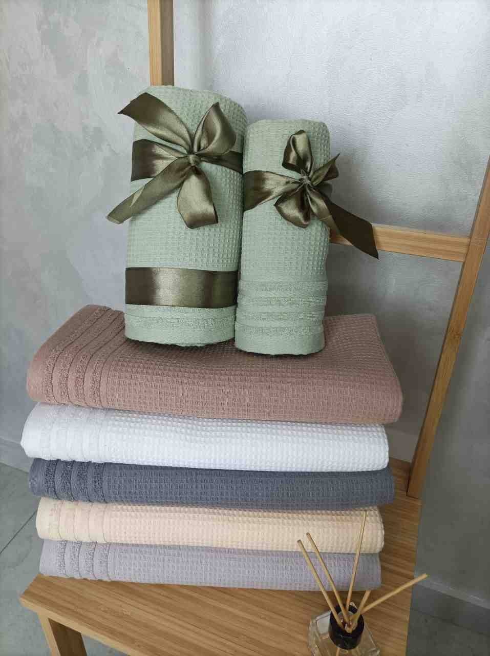 Полотенце Parisa Home 140x70 см, хлопок, ткань вафельная, 1 шт,