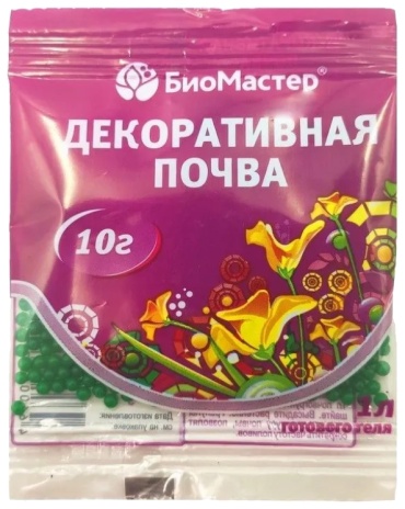 БиоМастер гель Декоративная почва-гель 0.01 кг