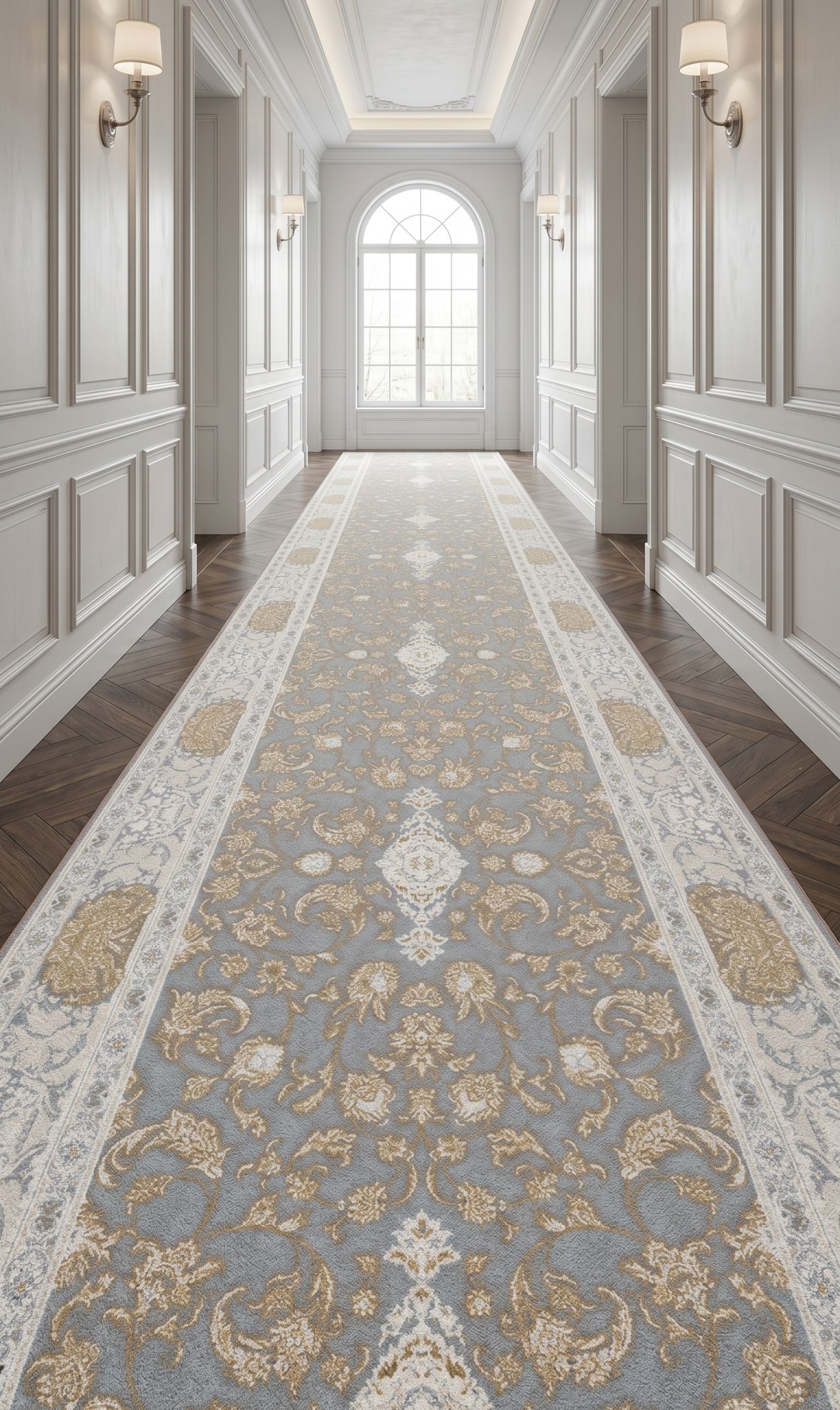 Ковровая дорожка Bal Carpet короткий ворс, хлопок, полиэстер, 100 см x 10 м