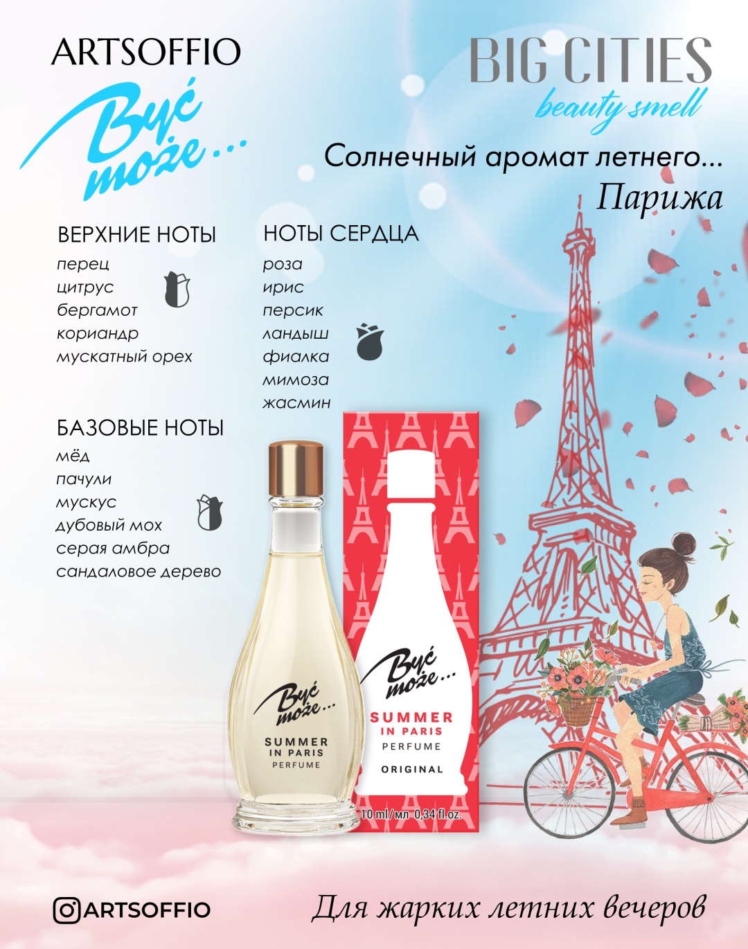 MIRACULUM Być Może Summer in Paris духи PARFUM 10 мл, для женщин