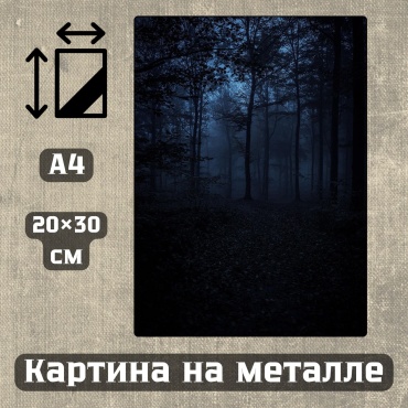 Sequoia VERS картина Картина на металле а4 Дыхание природы 20*30см 20x30 см