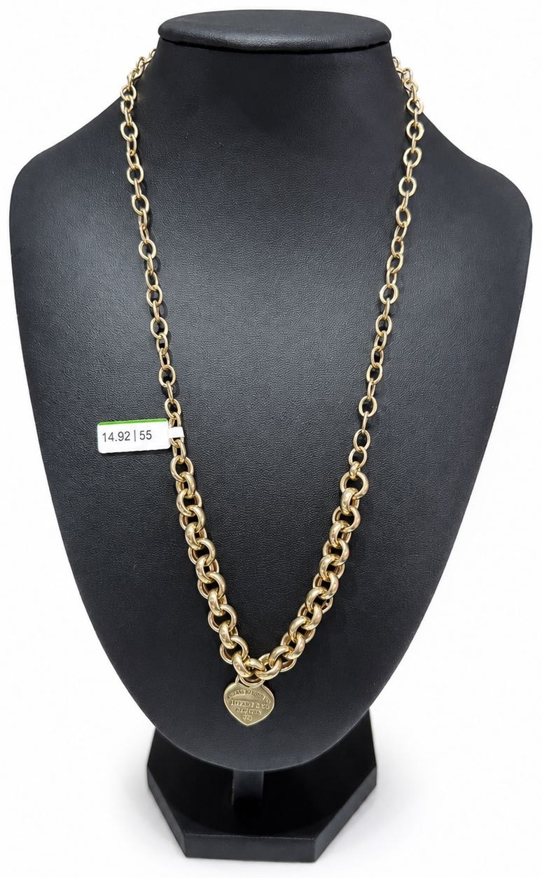 Колье Италия 1492ITALY-NECKLACE длина 55 см вес 14.92 г золото, без вставок