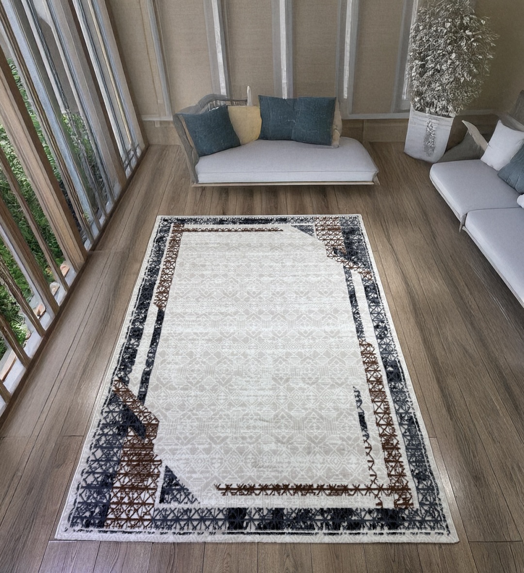 Ковер Bal Tekstil 250x350 см, короткий ворс, Казахстан