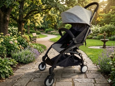 Коляска прогулочная AmiVi AVM BABY 008, серый