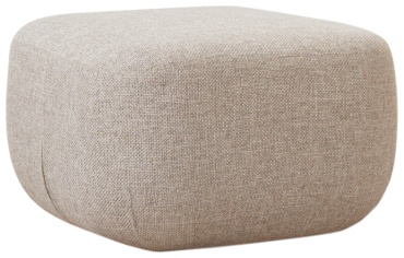 Пуф Ellipse E5.2, 54x54x34 см, бежевый