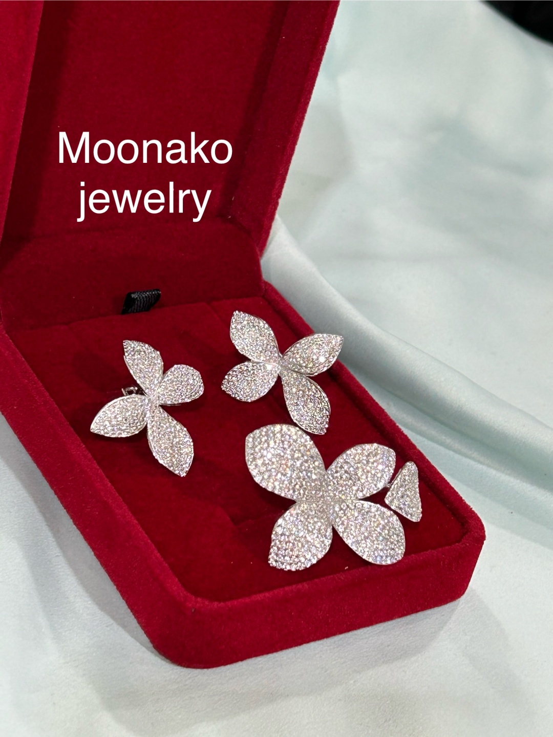 Moonako Jewelry Moonj вес 18 г серебро, циркон