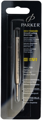 Стержень PARKER 466.793.2143400, 0.5 мм, 100 мм, 1 шт, черный